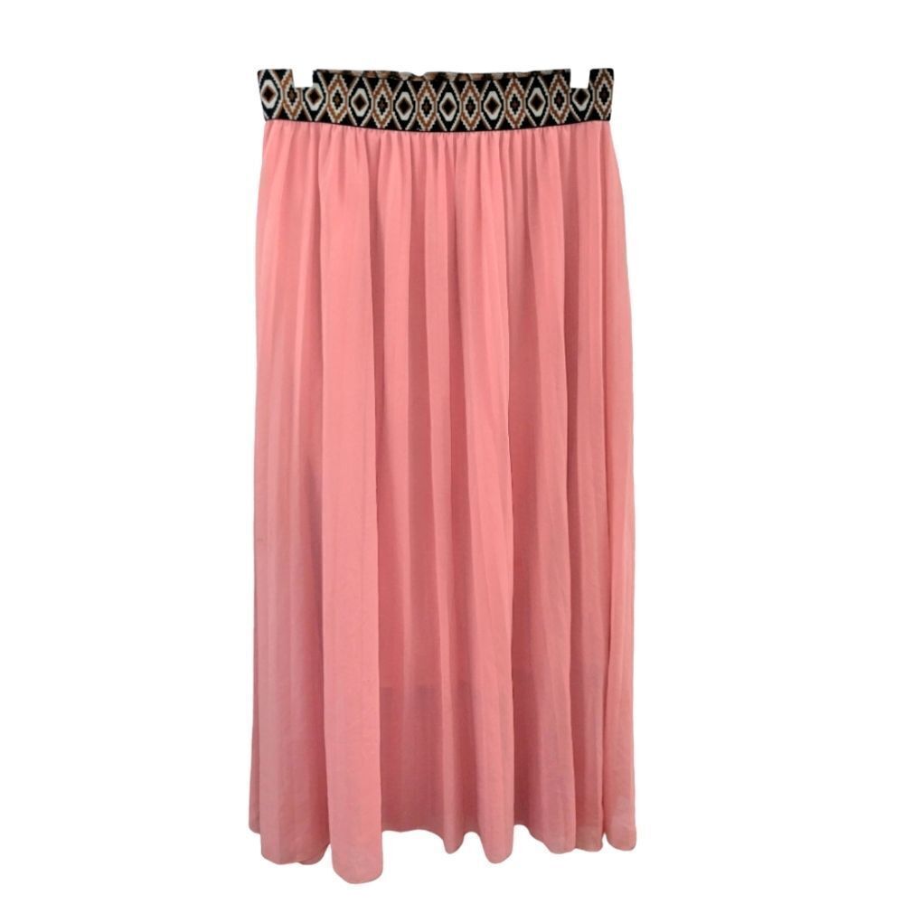 Mauve Pink Maxi Skirt